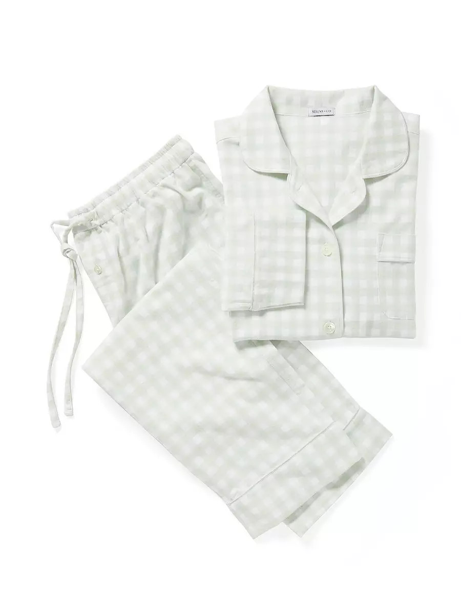 Belvedere Flannel Pajamas | Serena and Lily