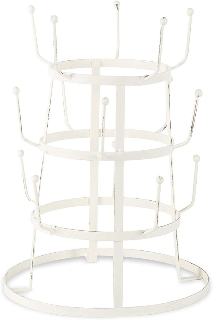 DII 5464 3 Tier Countertop or Pantry Vintage Metal Wire Tree Stand for Coffee, Glasses, and Cups,... | Amazon (US)