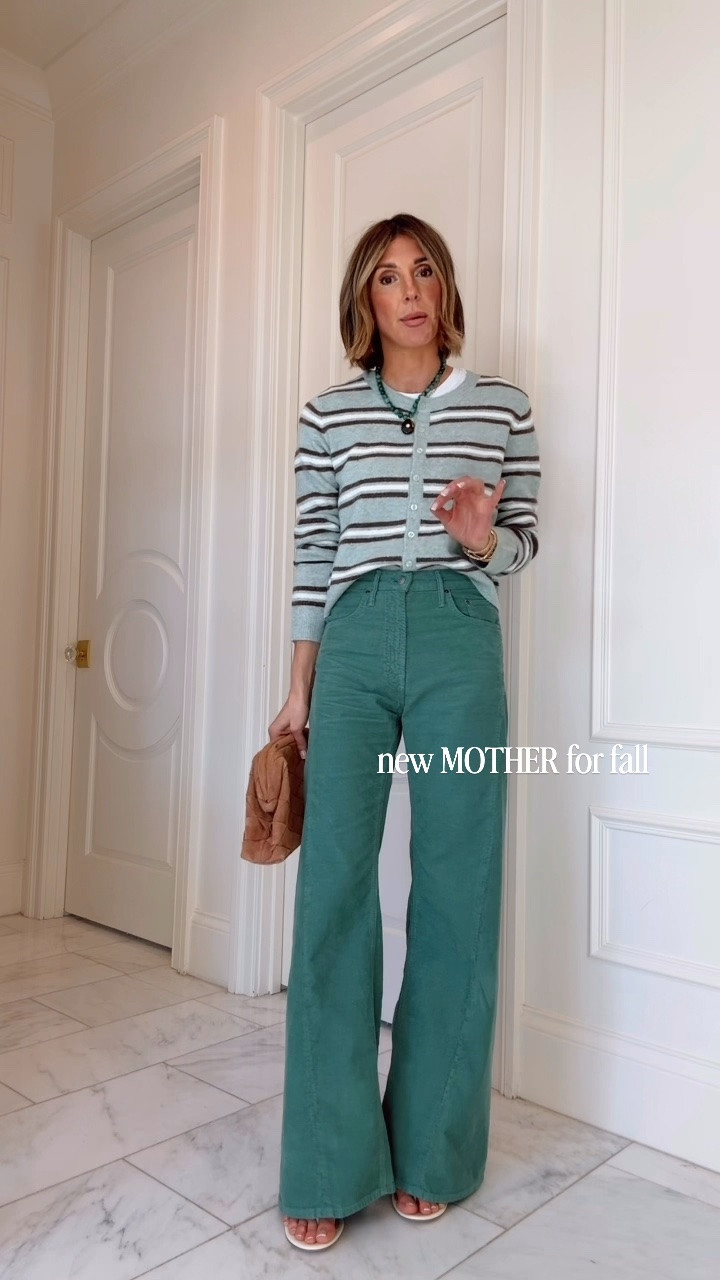 I have to share my lemon twist pants in this new coroduroy green color for fall! This is one of my favorite wide-leg styles that really elongates your legs. I suggest sizing down one size!

#LTKootd #LTKSeasonal