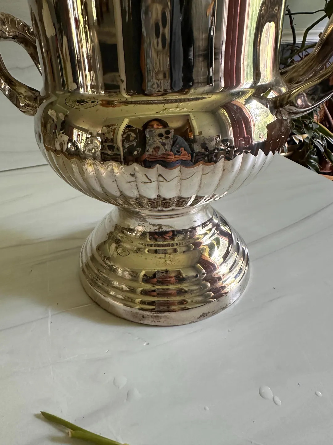 Vintage Silver Plated Champagne Bucket: Trophy Style Wine Cooler - Etsy | Etsy (US)