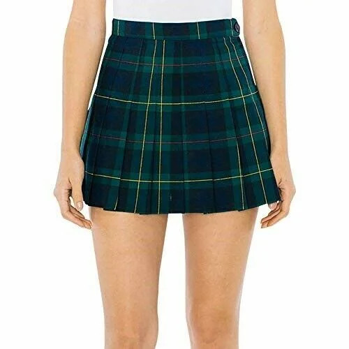 American Apparel Women's Plaid Tennis Skirt Green Plaid S NEW RSAPW301W | Walmart (US)