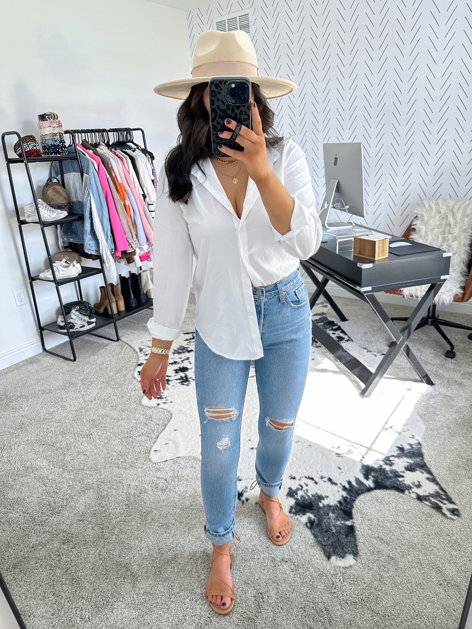 Button Down — medium
Jeans — 26

Brunch outfit | mom outfit | outfit for errands | spring fashion | minimalist outfit | neutral style | white button down shirt | white button up shirt | hamptons outfit | ripped jeans | casual outfits | casual summer outfits | casually coastal

#LTKunder50 #LTKstyletip #LTKshoecrush