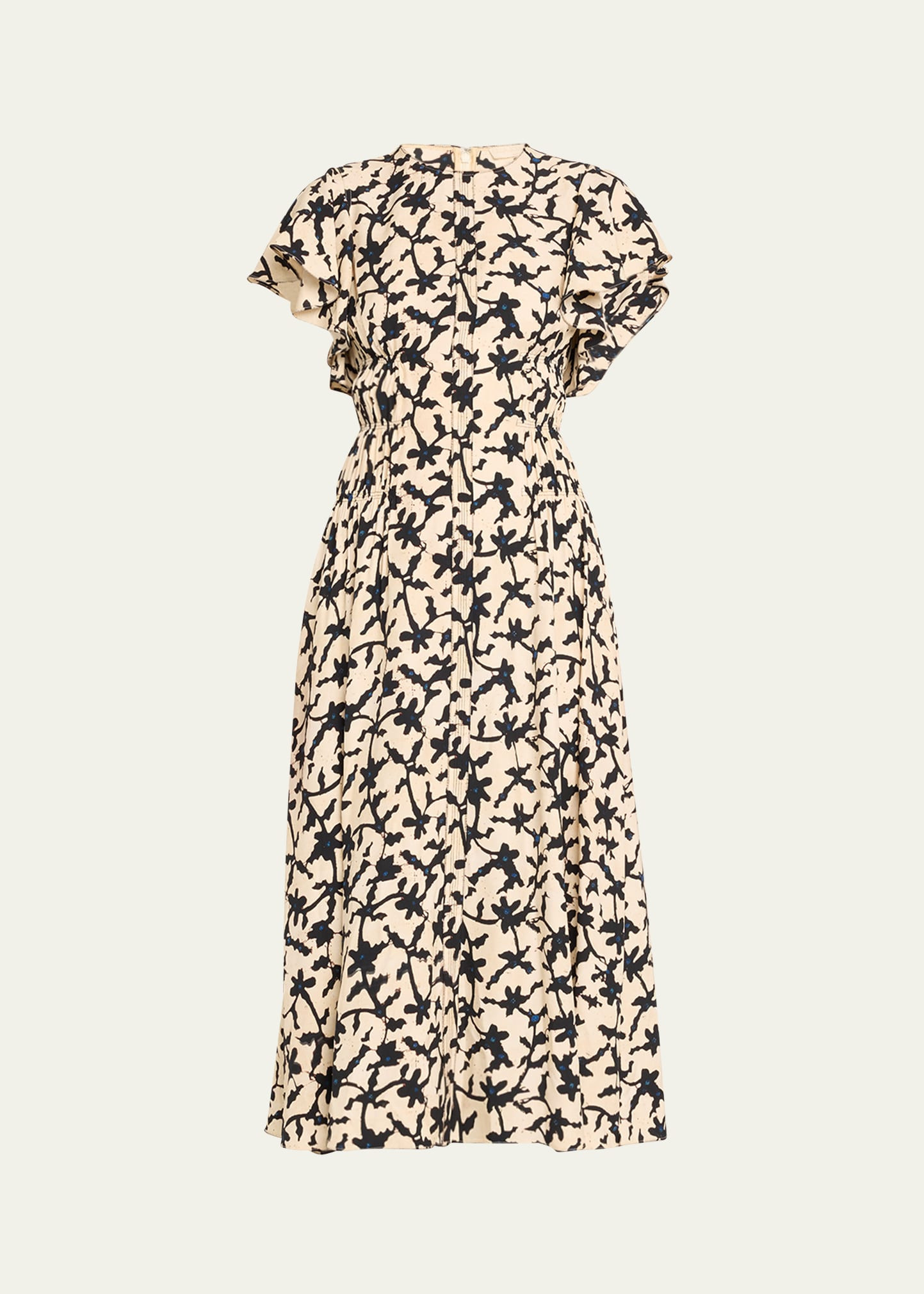 Ulla Johnson Anais Printed A-Line Midi Dress | Bergdorf Goodman