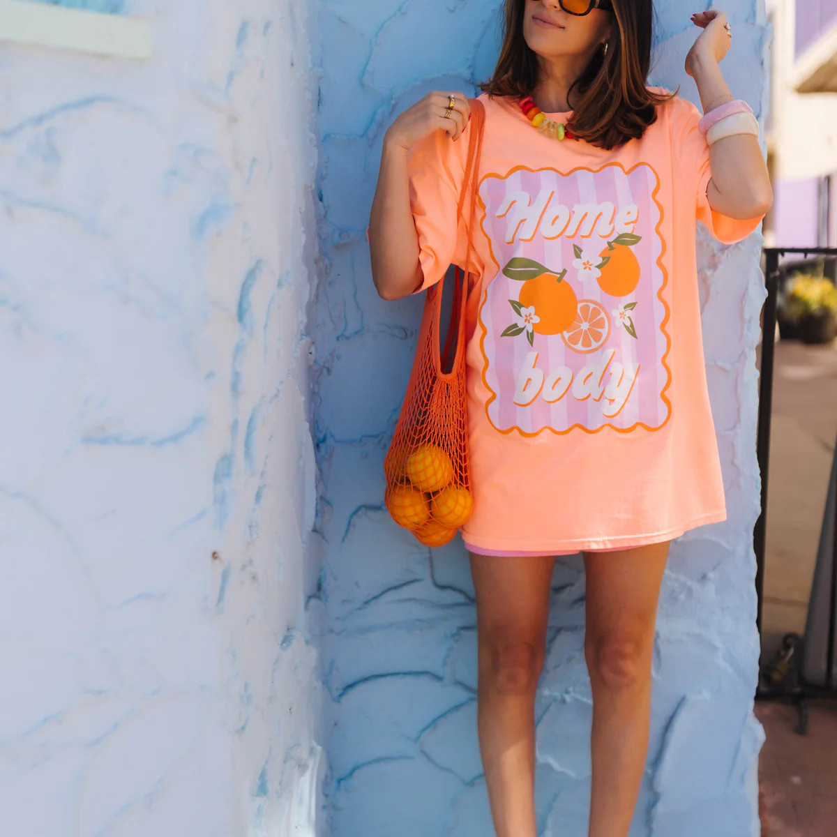 Orange Tee | Staykation