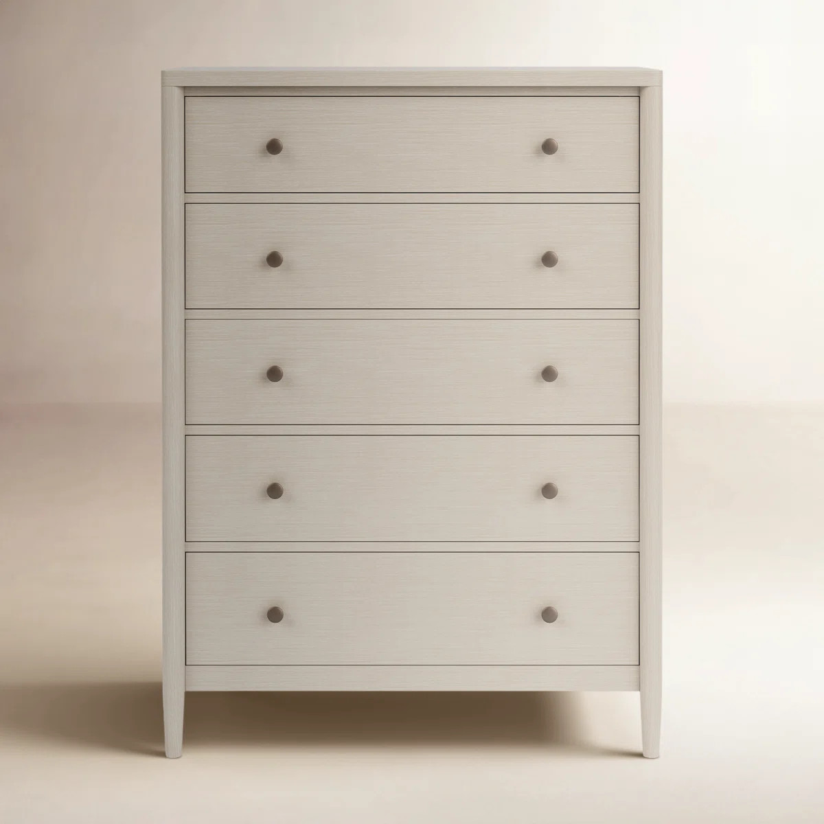 Shannen 40" W Solid and Manufactured Wood 5-Drawer Standard Dresser | Wayfair North America