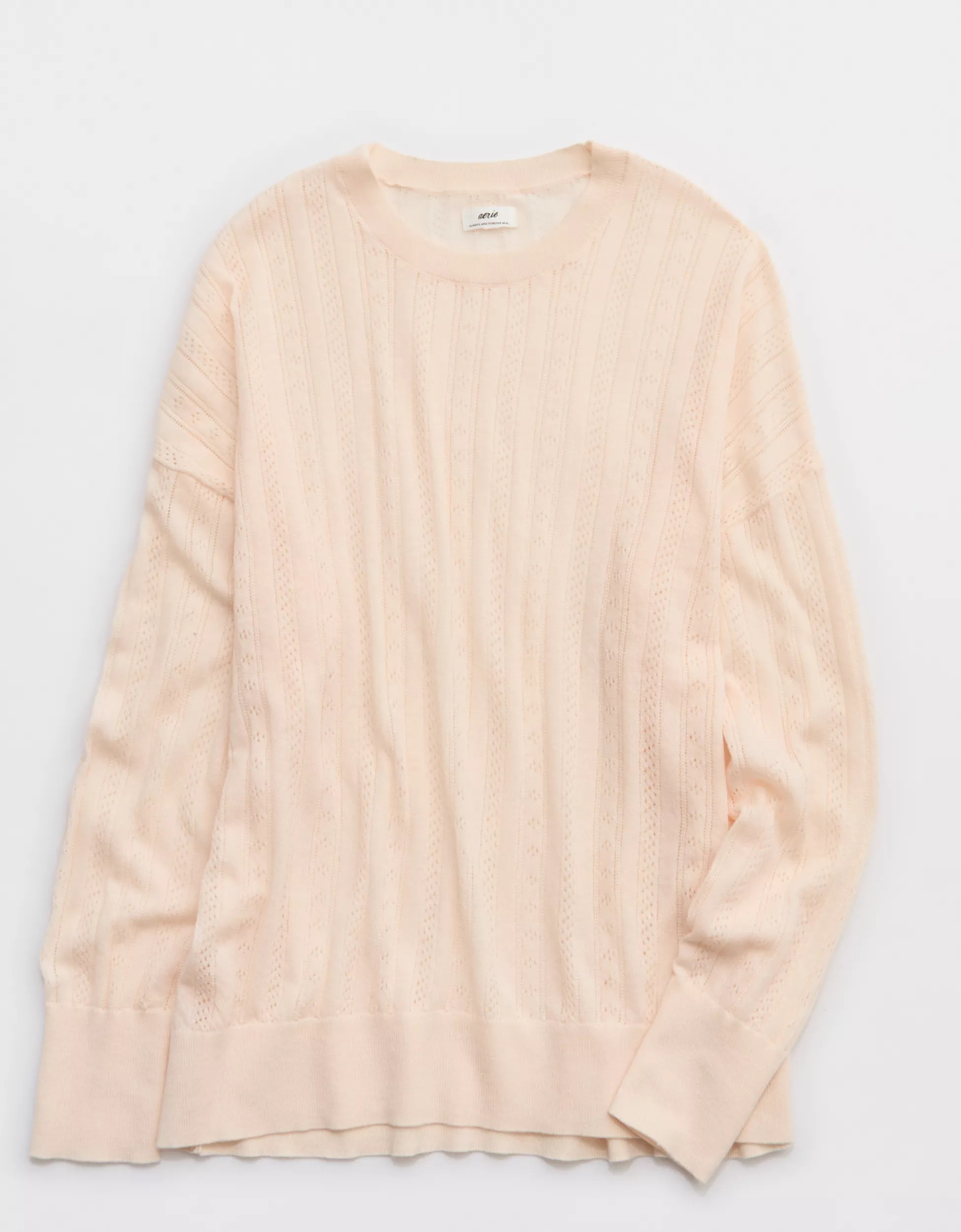 Aerie x Emily + Meritt Pointelle Sweater | Aerie