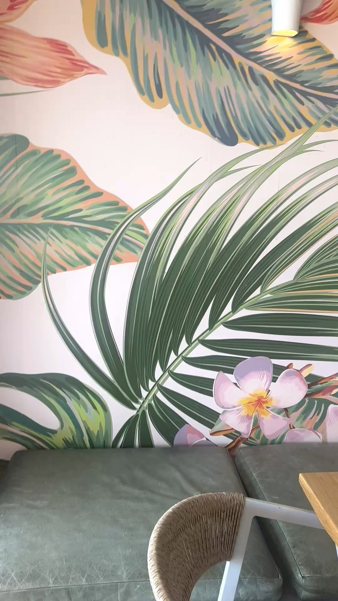 Create that tropical home resort feeling. 🌴✨ Statement palm leaf wallpaper brings the vacation mood home, while the fireplace adds that timeless cozy glow. No matter the season, a fireplace always creates the kind of atmosphere that makes you want to stay a little longer.

#TropicalHomeResort #PalmLeafWallpaper #TropicalChic #ResortAtHome #WallpaperMoment #FireplaceMoment #CozyLuxury #InteriorInspiration #SundayMood #DesignMood

#LTKdayinmylife #LTKHome #LTKSaleAlert