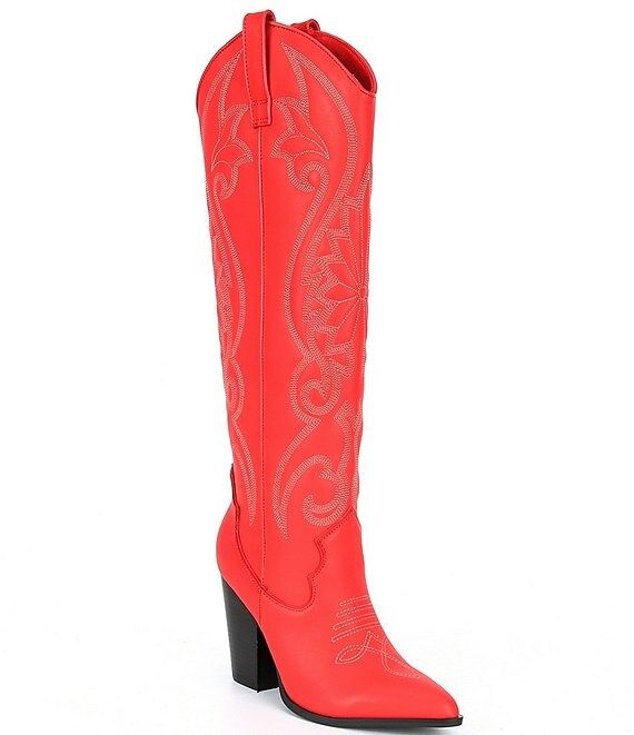 Steve Madden Lasso Leather Western Boots | Dillard's | Dillard's