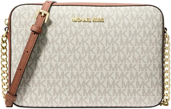 Michael Kors womens Jet Set Large Crossbody Bag | Amazon (US)