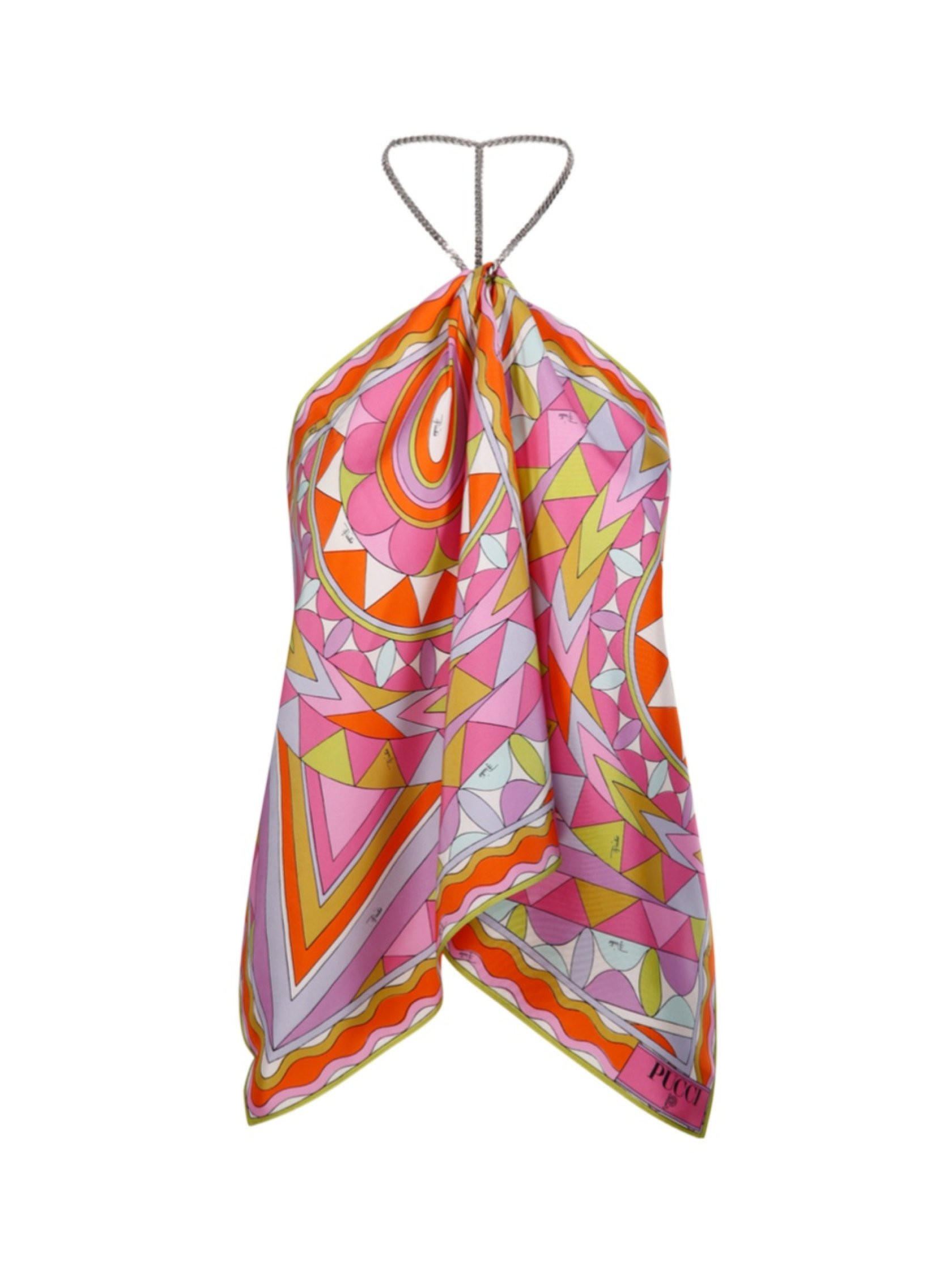 PUCCI Manuba Printed Halterneck Top | Senser US