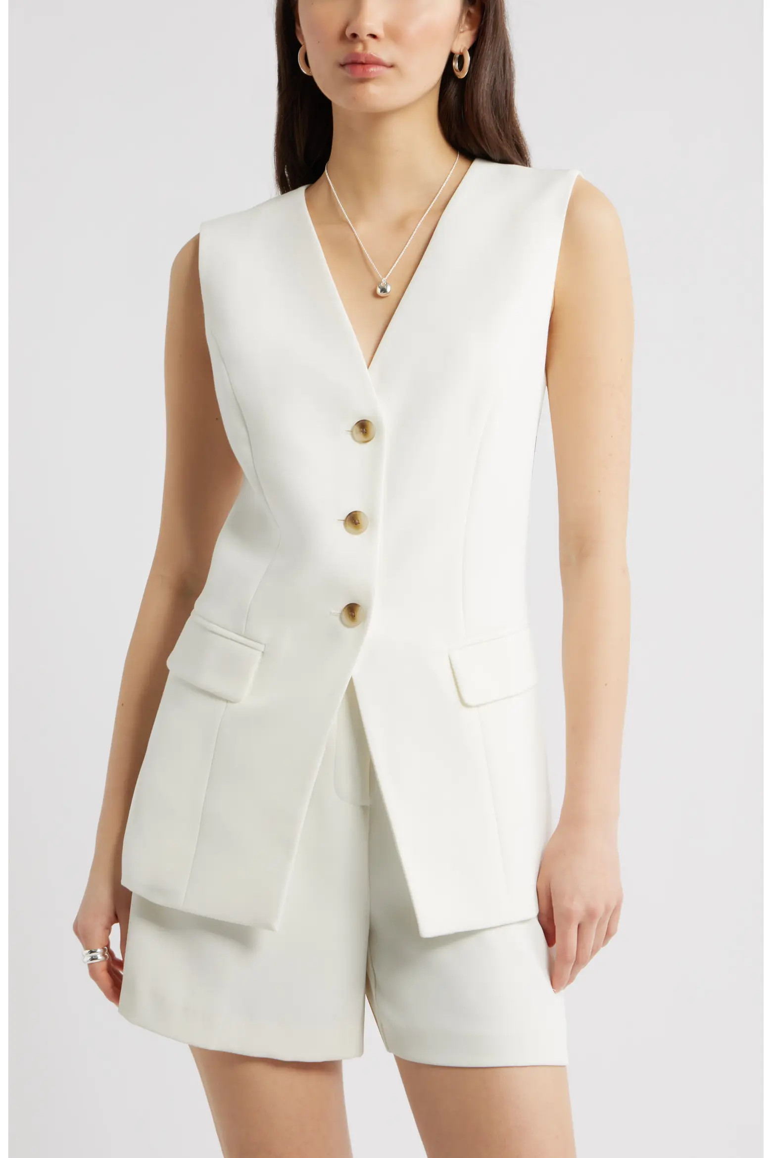 The Icon Collarless Vest (Women) | Nordstrom | Nordstrom