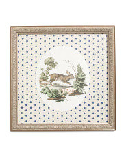 Made In Usa 16x16 Garden Rabbit Wall Art With Two Tone Frame | Easter | Marshalls | Marshalls