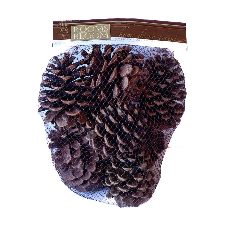 Rooms in Bloom 100% Natural Brown Pinecones Vanilla Scent Pine Cones - Walmart.com | Walmart (US)