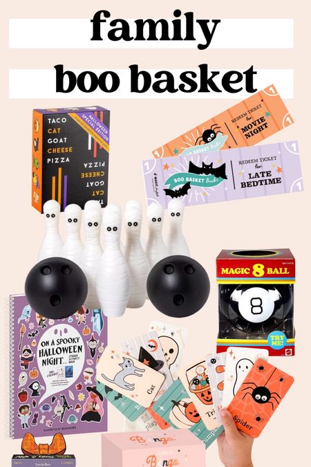 Family boo basket ideas !