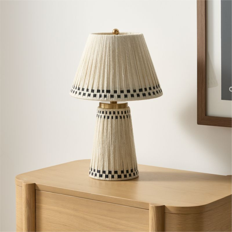Kojo Rope Kids Table Lamp | Crate & Barrel
