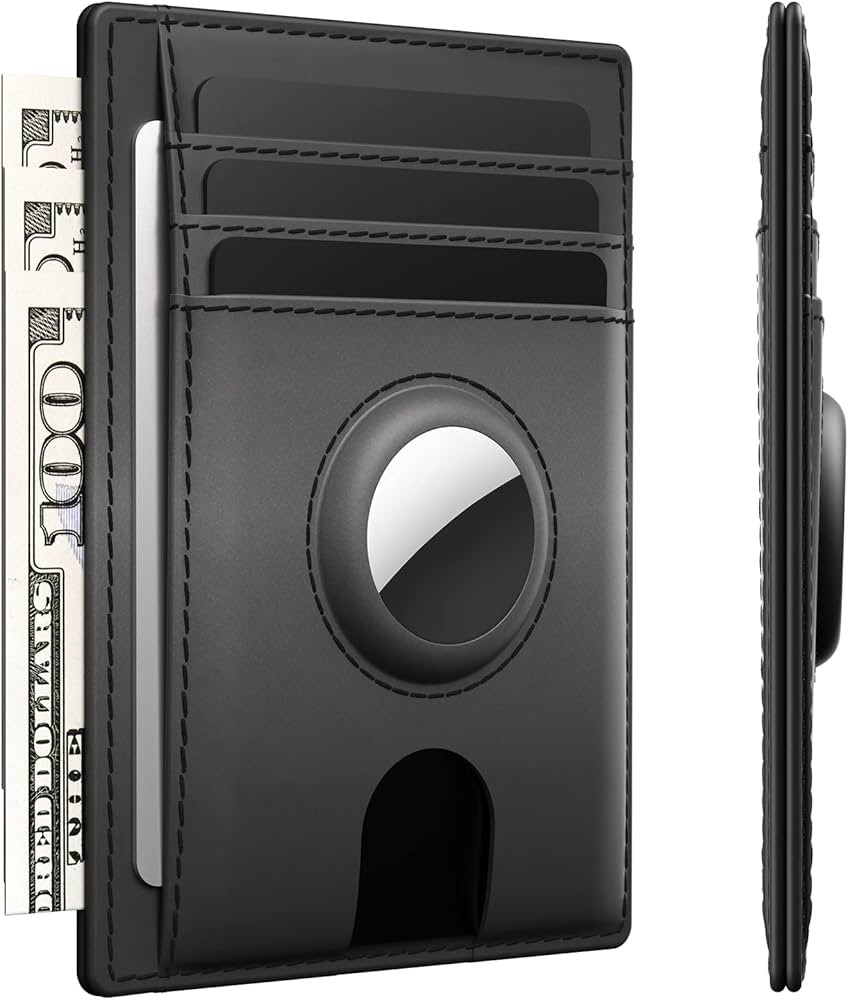 typecase Slim Minimalist Card Mens Wallet for AirTag, Front Pocket Premium Crazy Horse Leather Wa... | Amazon (US)