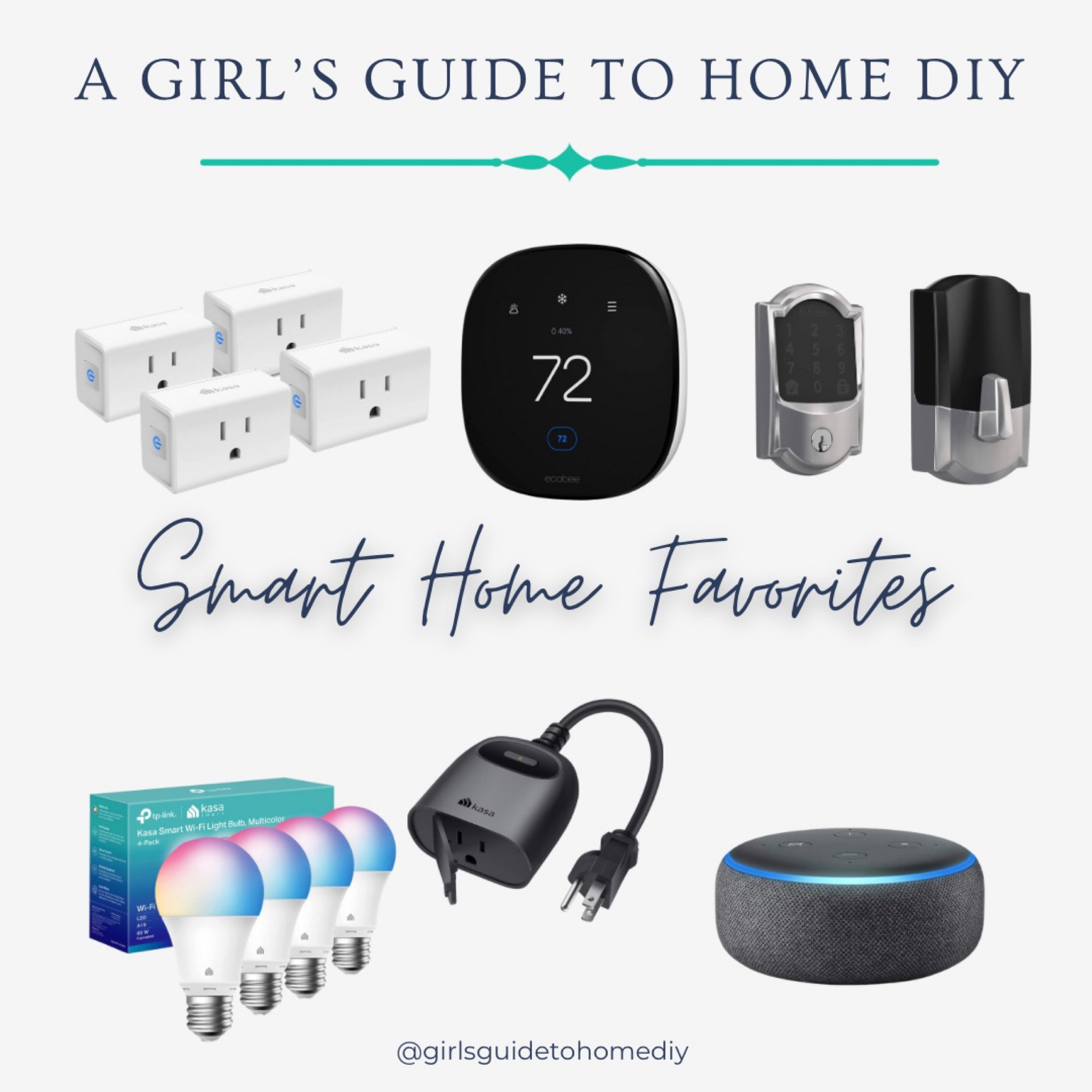 Most of my smart home faves are on sale on Early access Prime Day! Smart outlet, smart thermostat, smart lock, smart light bulbs, Alexa, smart home assistant, Amazon early access, gifts for home 

#LTKGiftGuide 

#LTKhome #LTKsalealert