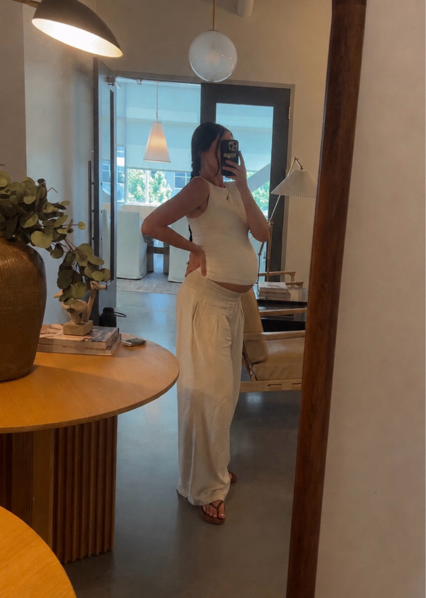 The most comfy non maternity pants that work with the bump!! 