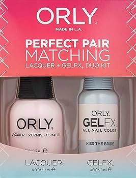 Orly Perfect Pair Matching Lacquer and Gel Duo Kit, Kiss the Bride | Amazon (US)