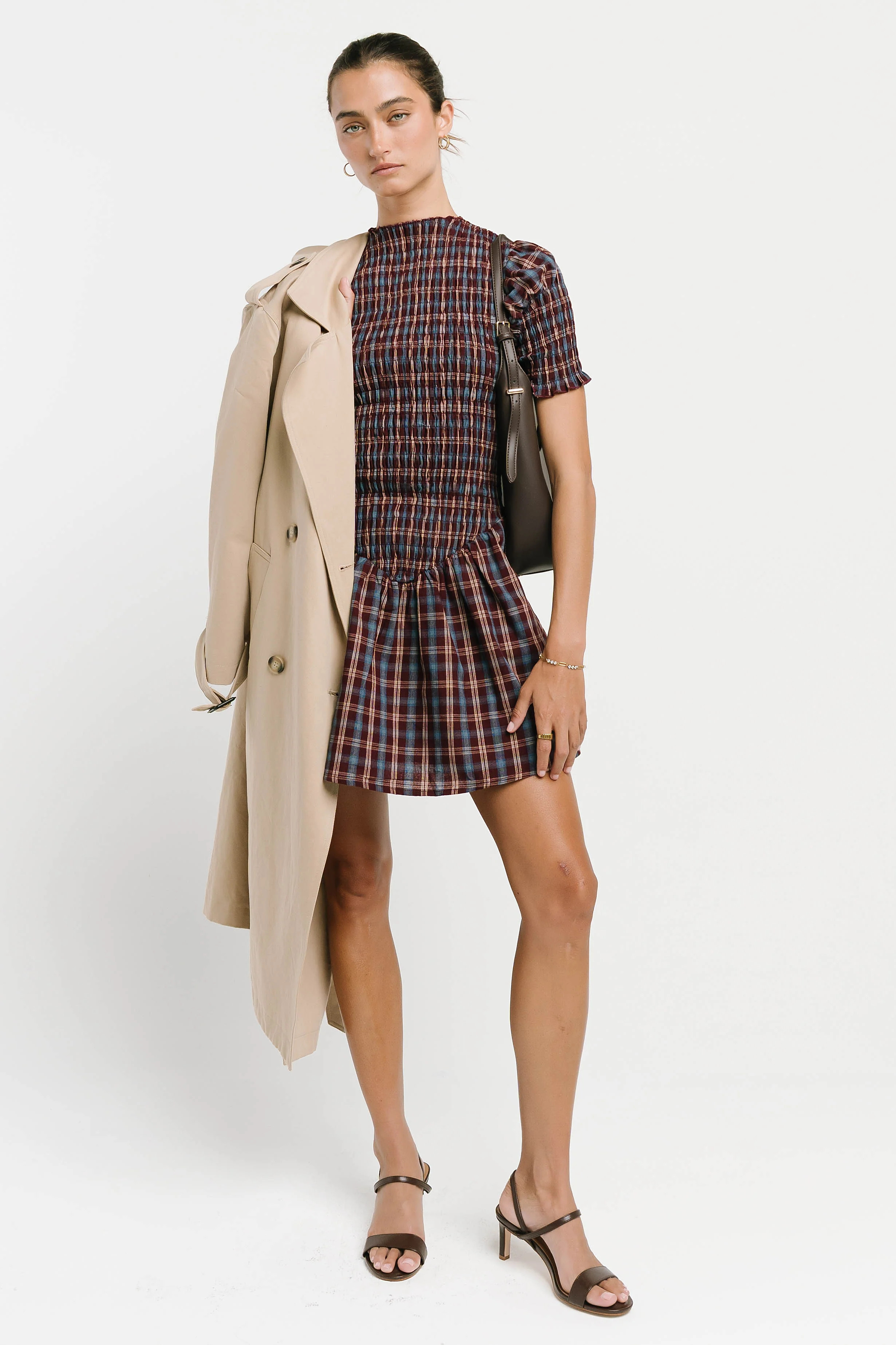 Maria Plaid Mini Dress | Böhme US