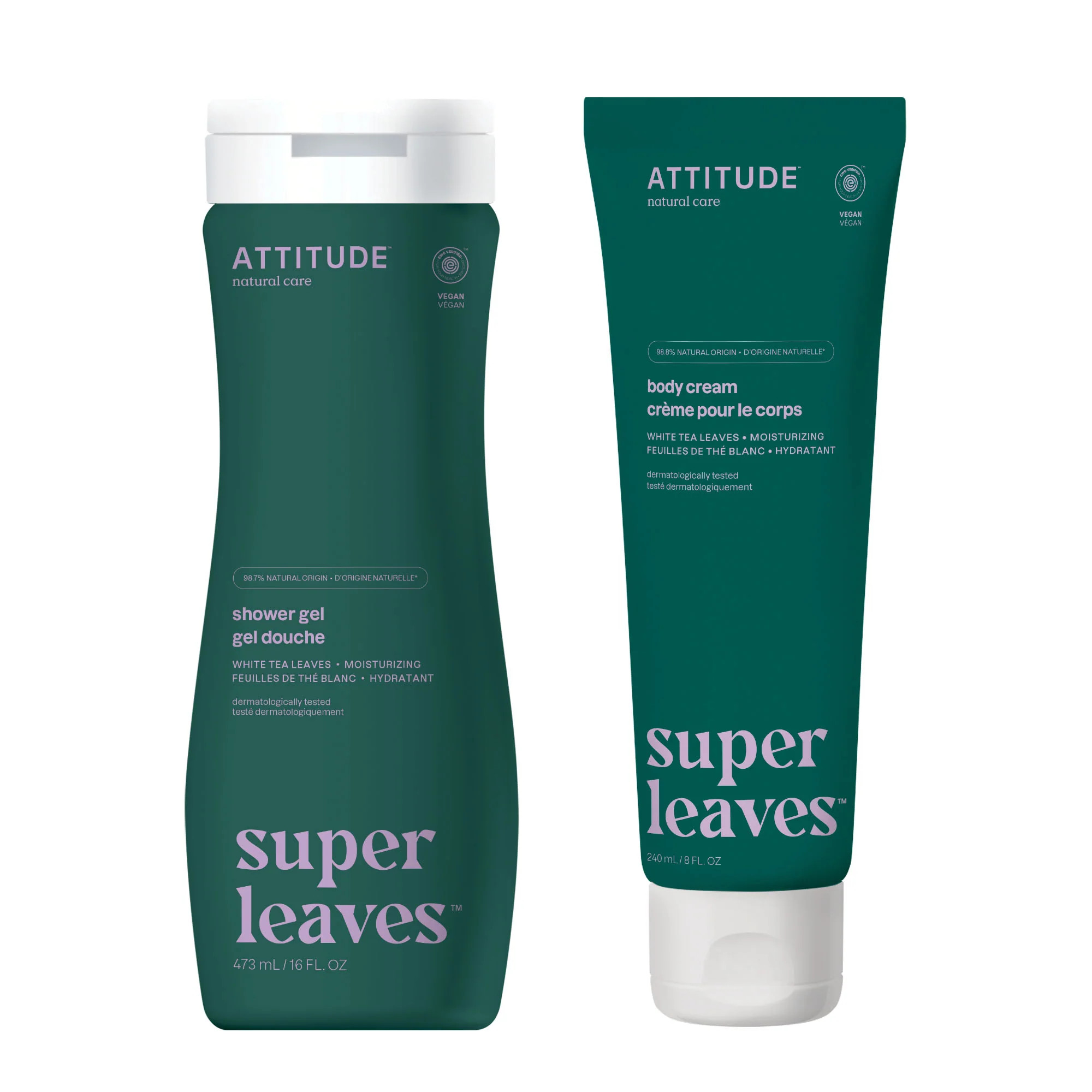 Shower Gel + Body Cream Duo | ATTITUDE