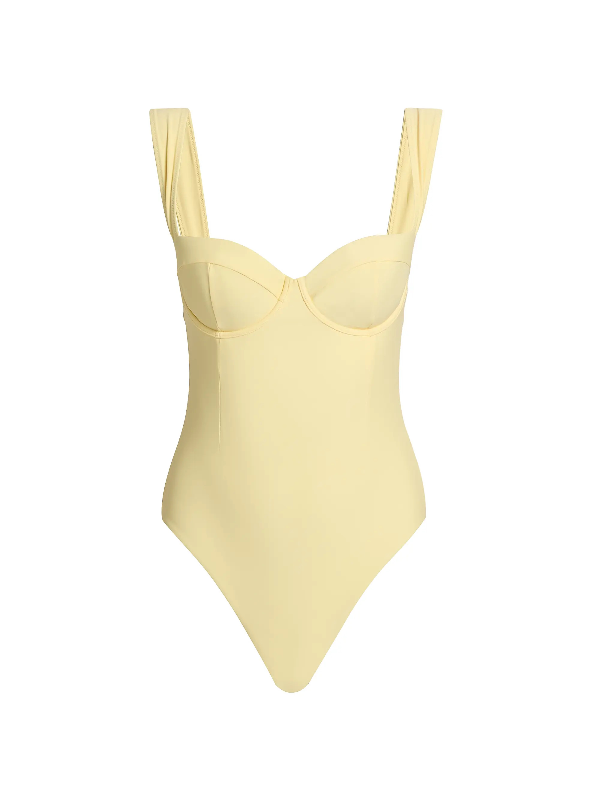 SIMKHAI Kyle Bustier One-Piece Swimsuit | Saks Fifth Avenue | Saks Fifth Avenue