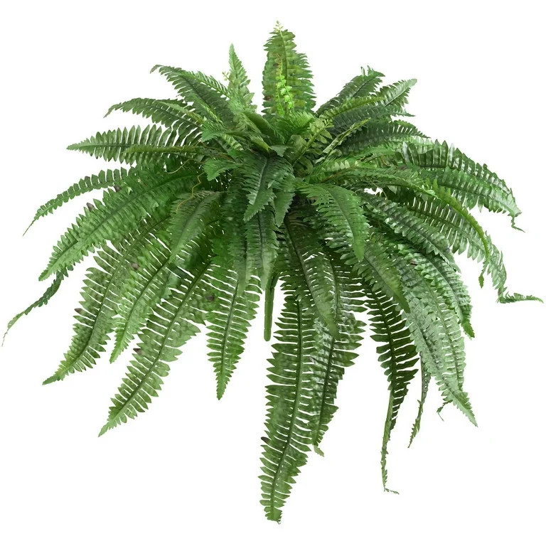 Nearly Natural 48in. Boston Fern Artificial Plant (Set of 2), Green | Walmart (US)