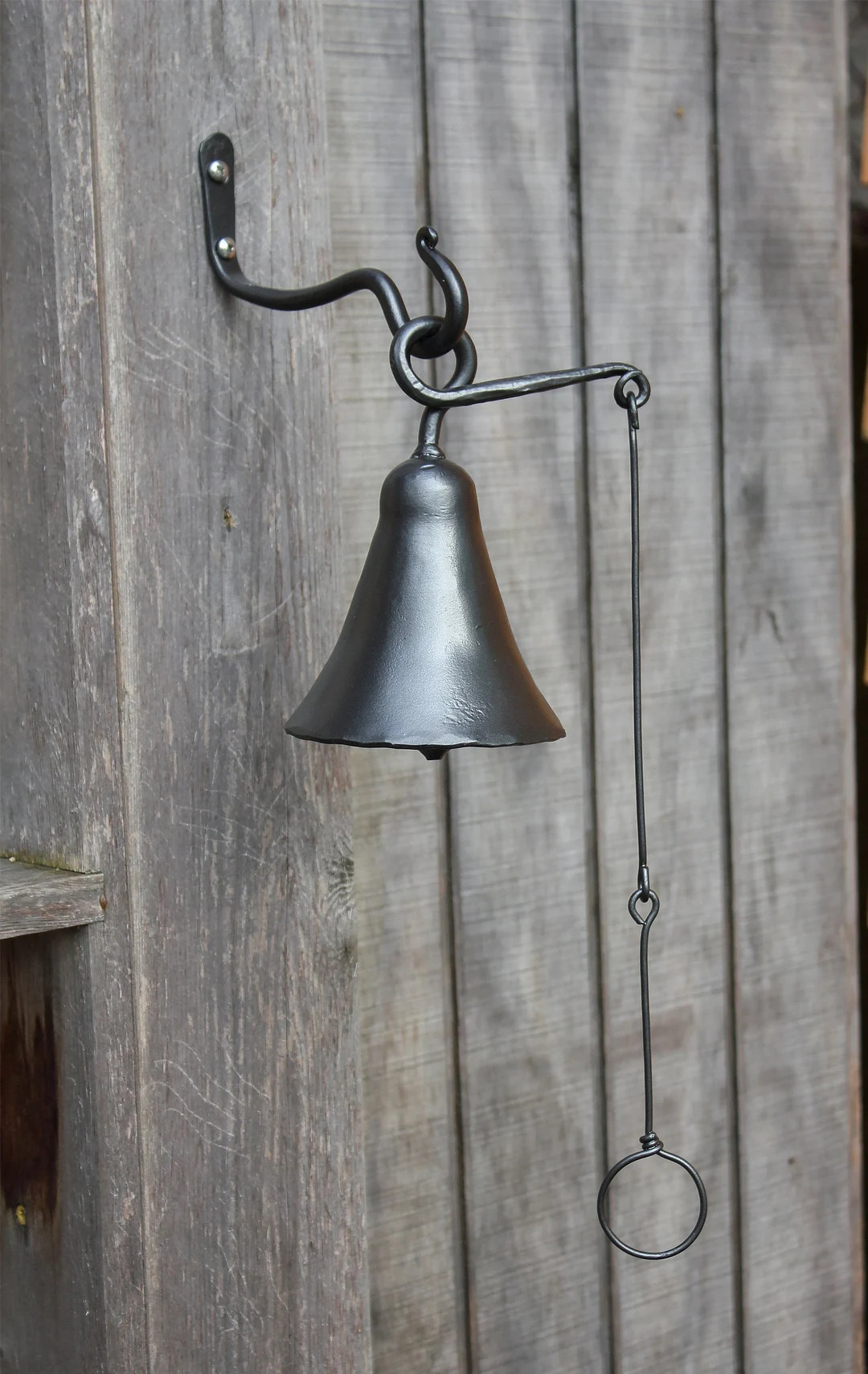 Wrought Iron Bell With Hanging Hook, Small - Etsy | Etsy (US)