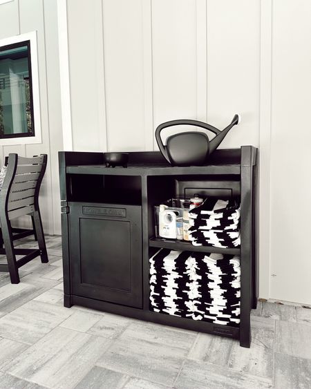 Towel storage cabinet for our new pool

#LTKSeasonal #LTKhome #LTKfamily