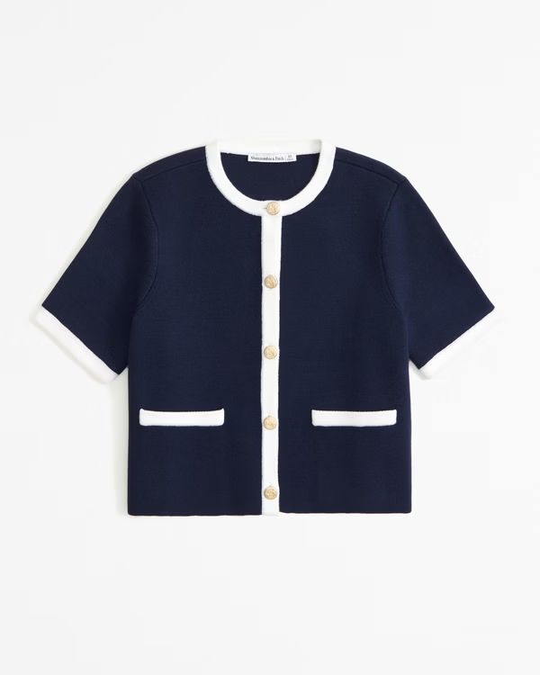 LuxeLoft Button-Up Crew Tee | Abercrombie & Fitch (UK)