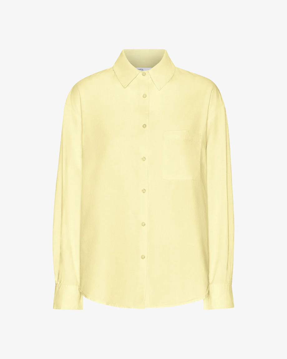 Organic Oversized Shirt - Soft Yellow | Colorful Standard