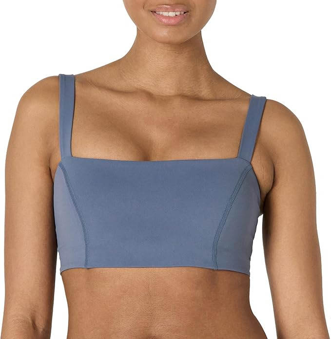 Amazon Essentials Women's Active FormFlex Buttery Soft Light Support Bandeau Sports Bra with Adju... | Amazon (US)