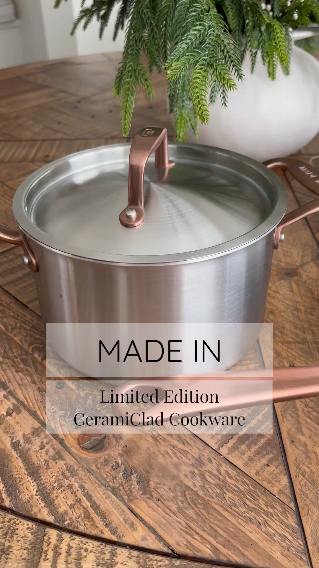 There’s no denying this limited edition MADE IN set is beautiful! The stainless steel with brushed copper details is amazing and I’m excited for the nonstick ceramic coating. We also ordered the Small Spaces 3 piece set in stainless steel!

Year 2026 is about better health for us in our home and our cookware needed a serious upgrade to nontoxic pieces. 

healthy living, healthy lifestyle, cookware, healthy cooking, kitchen appliances, Made In, stainless steel, brushed copper, pots and pans

#LTKmomlife #LTKHome #LTKfoodie