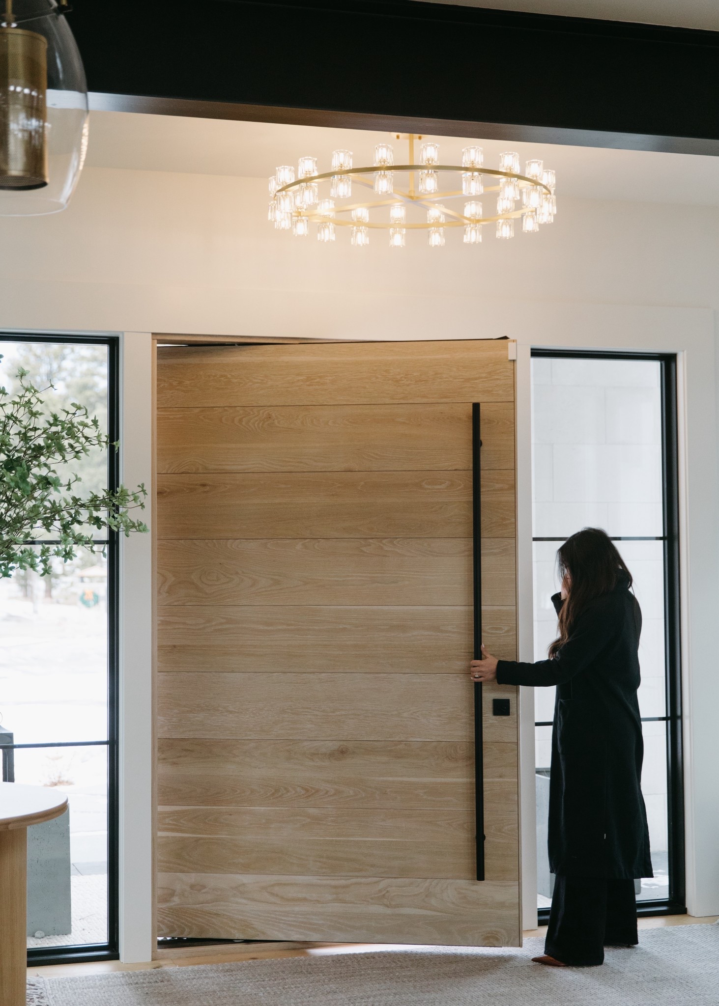 New entry light is stunning. Part of the Golden Hour Collection by my friend XiXi! Available at Mod Lighting. Outfit details linked. Trench coat is Vuori but they always sell out so fast!

#LTKdayinmylife #LTKHome #LTKootd