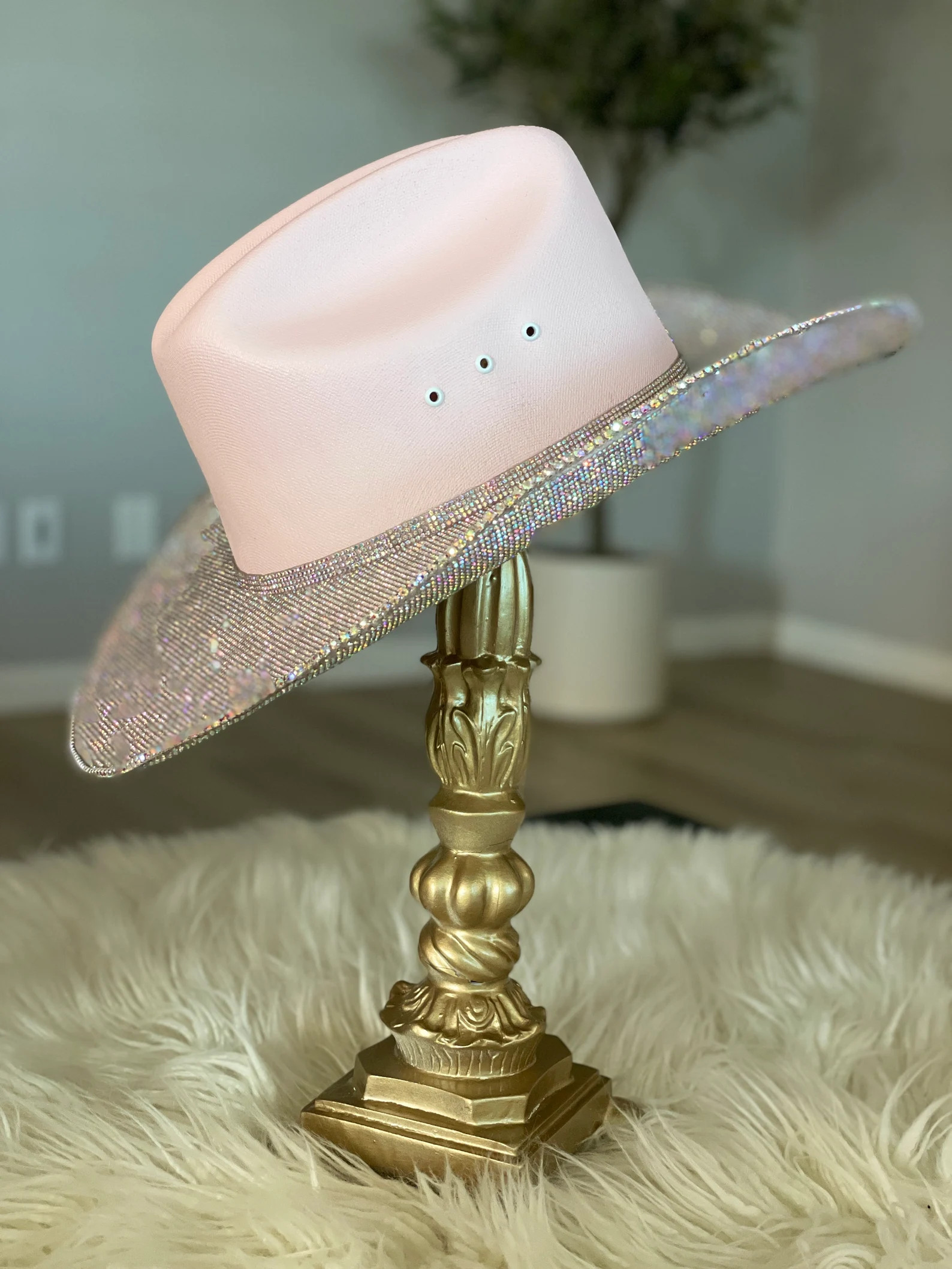 Barbie Girl Pink Rhinestone Cowgirl Hat - Etsy | Etsy (US)