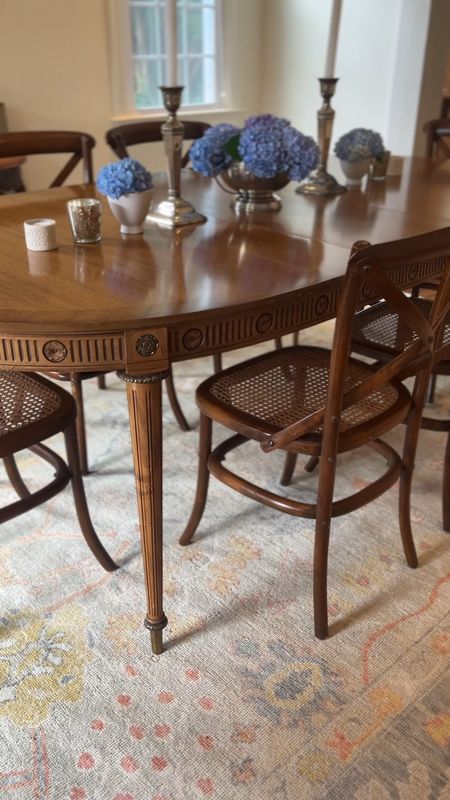 Linking exact table and the original chairs that came with it. Also linking the candle sticks. The rest unfortunately I do not have links for as they were one off finds  

#LTKStyleTip #LTKHome