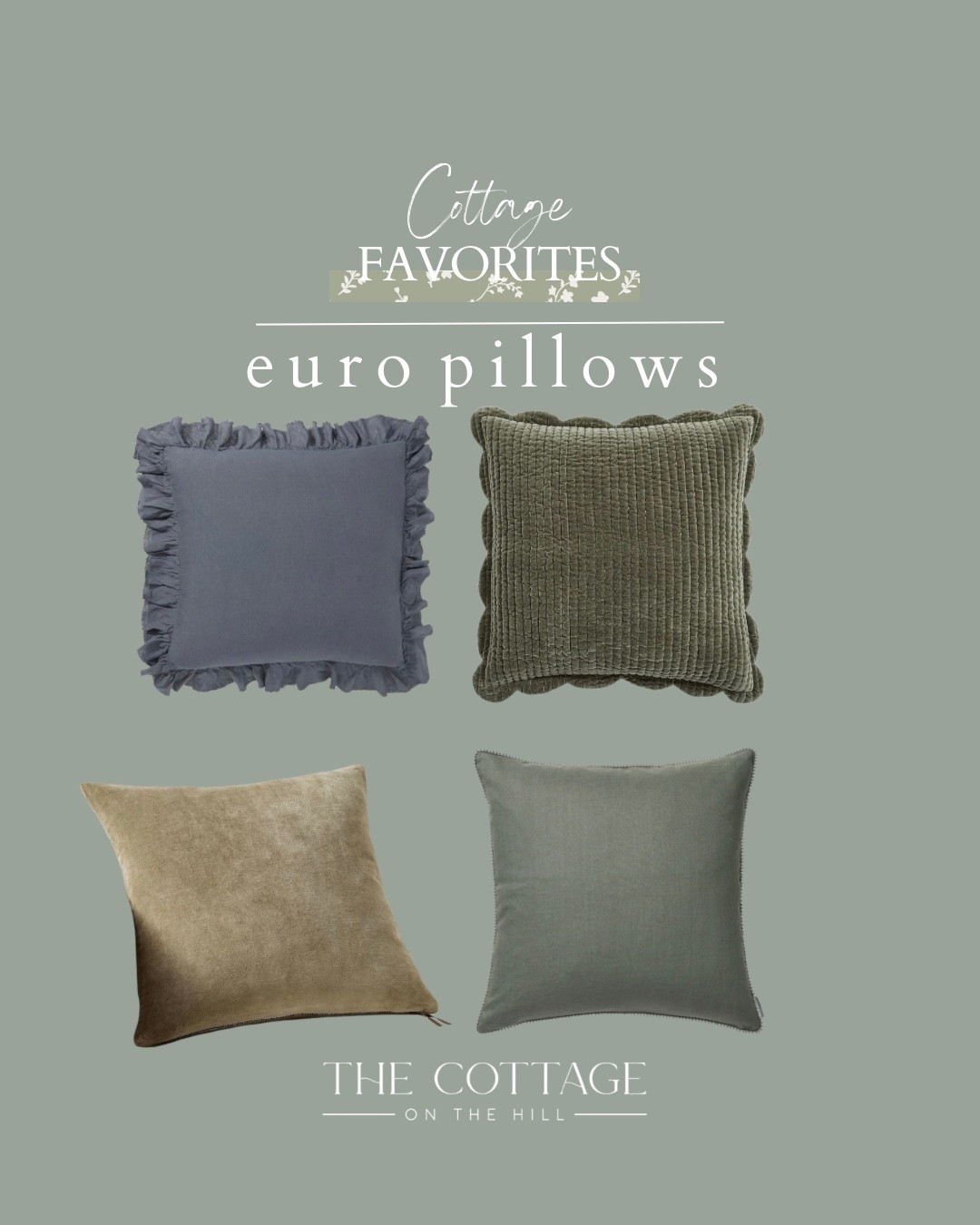 Here are some of my favorite euro pillows 

#LTKHome