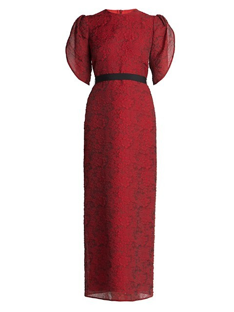Asteria Belted Floral Gown | Saks Fifth Avenue