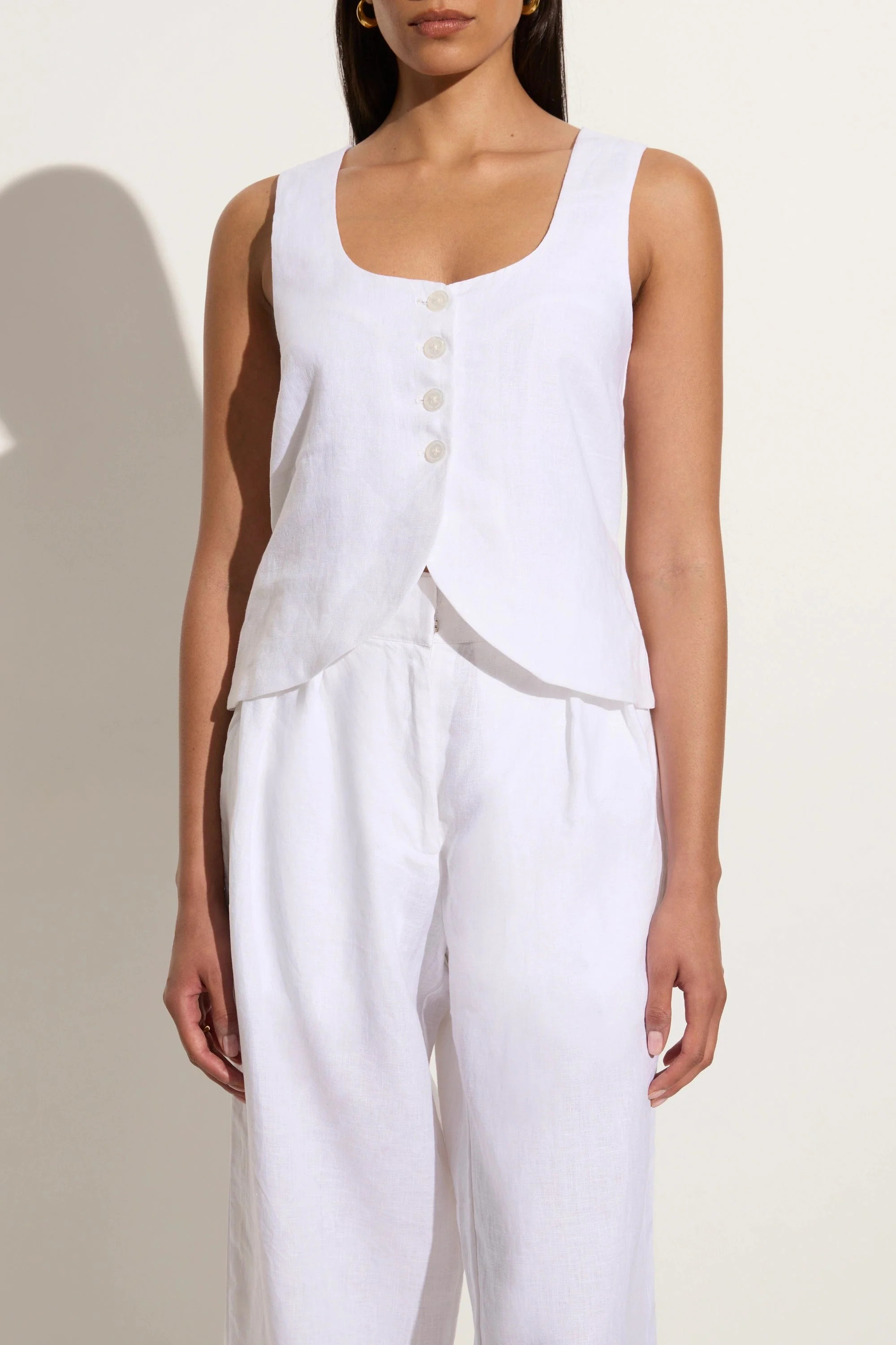 Stanze Vest White, XXL / WHITE | Faithfull (AU)