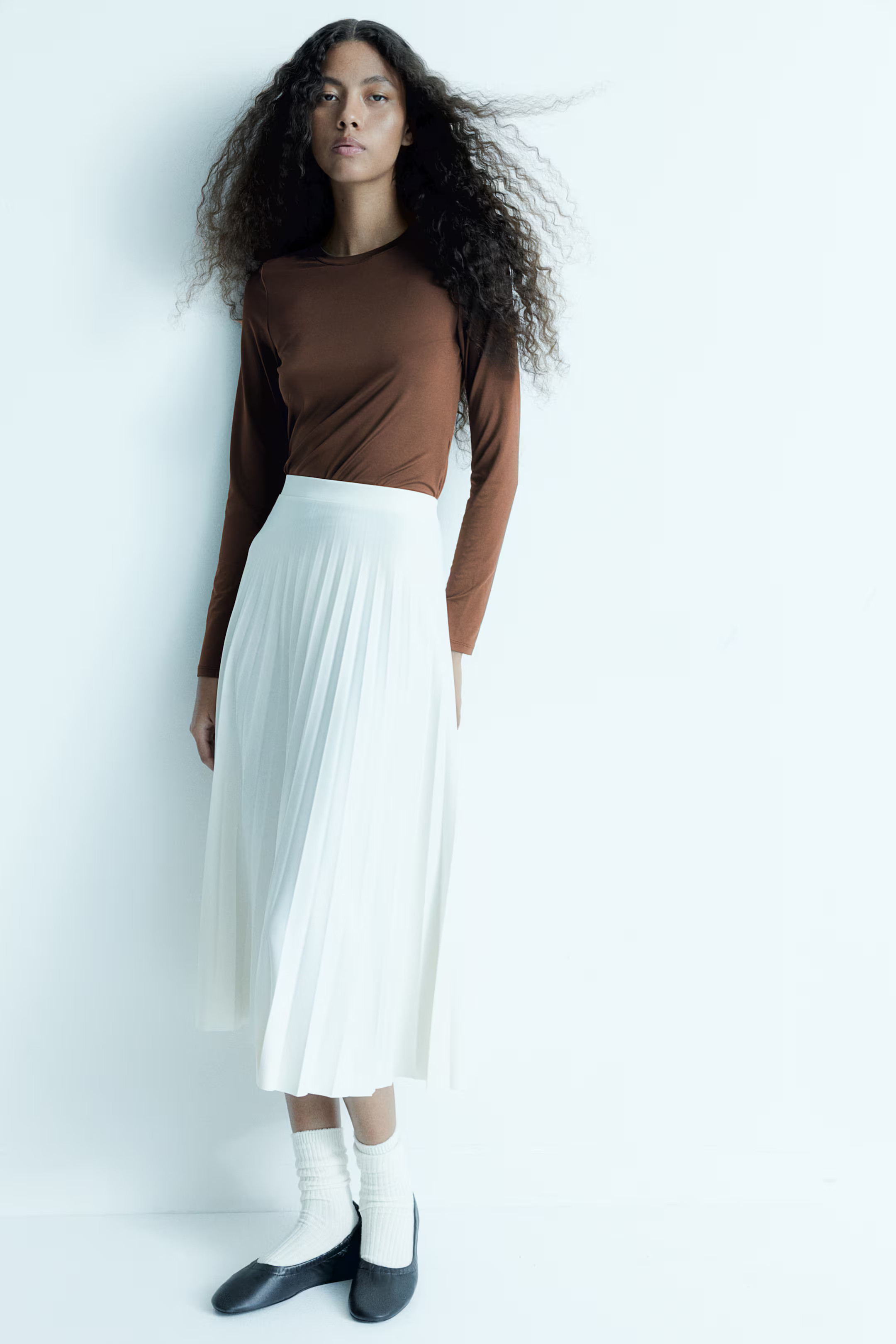 Long-sleeved microfibre top | H&M (UK, MY, IN, SG, PH, TW, HK)