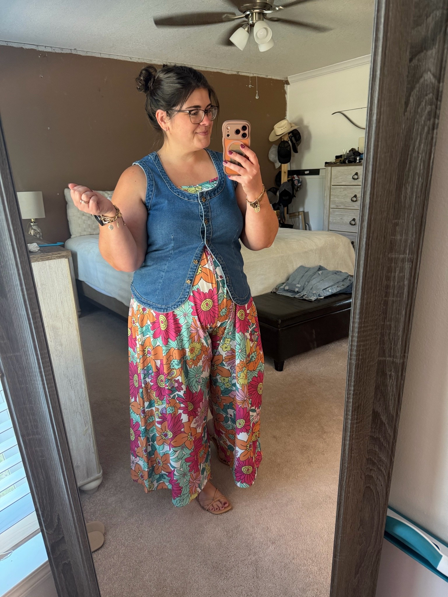 Obsessed with this floral jumpsuit from bloomchic. It’s all things comfy, casual, and groovy

#LTKootd #LTKMidsize #LTKPlusSize
