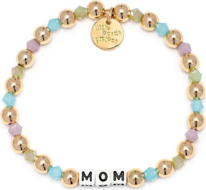 Mom Beaded Stretch Bracelet | Nordstrom