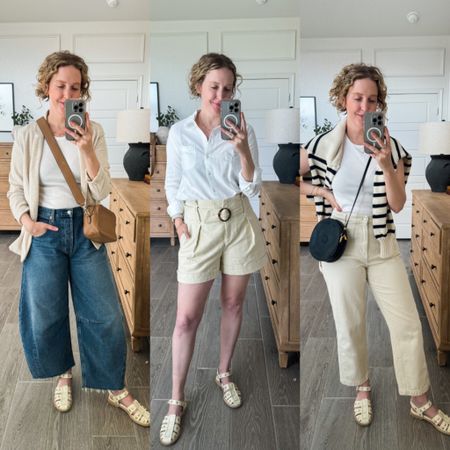 Casual outfits featuring my Freda Salvador Fisherman Sandals (size 1/2 size down)

#springoutfit #europe #summerootd #fishermansandals #springstyle #sezane 

#LTKover40 #LTKeurope #LTKSeasonal