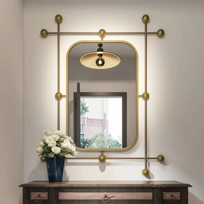 Metal Rectangle Wall Mirror | Wayfair North America