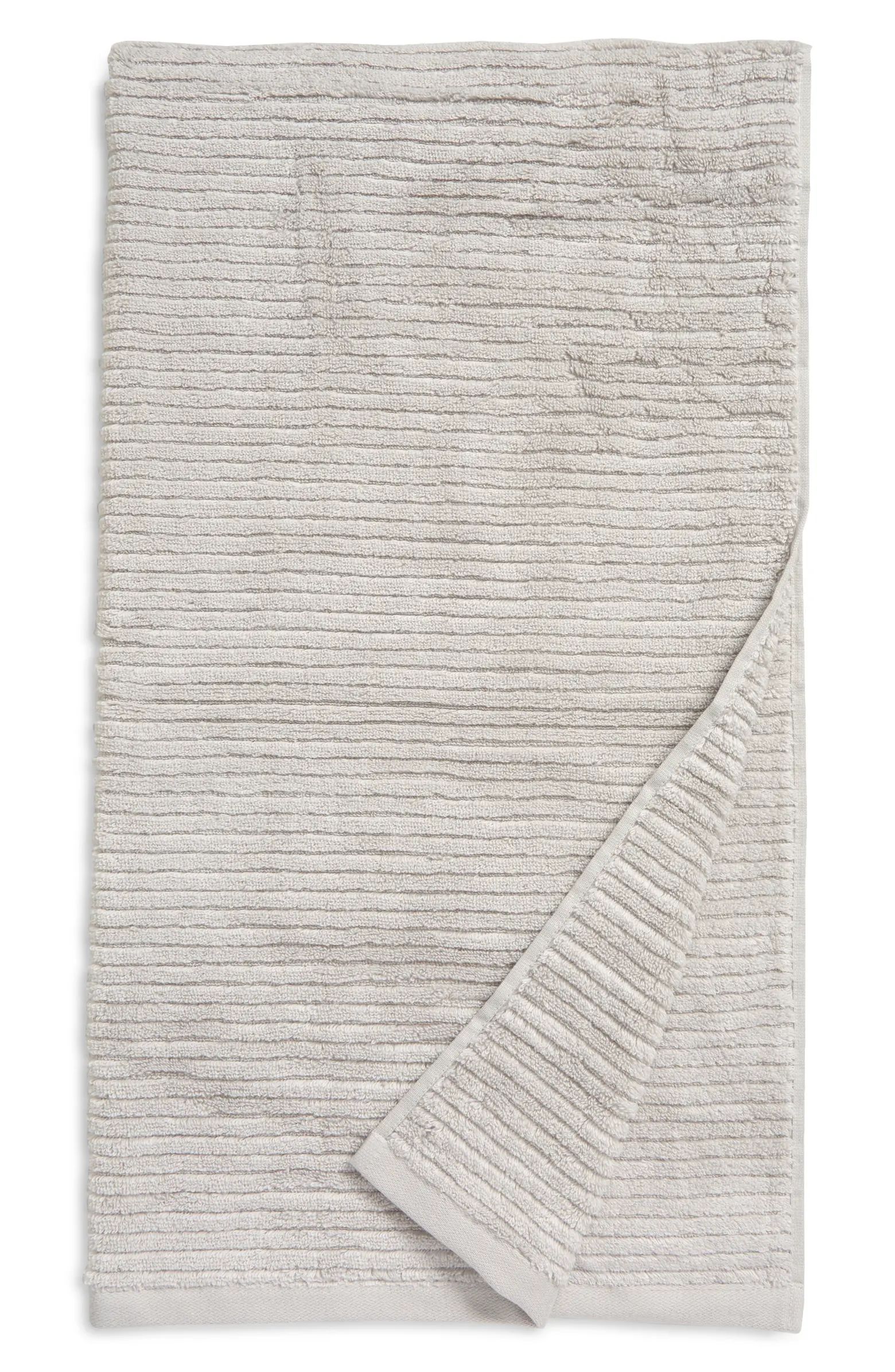 Hydro Ribbed Organic Cotton Blend Bath Towel | Nordstrom