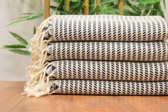 Hand Towels For Bathroom, Turkish Towel, Turkish Hand Towel, 19x40", Hand Towels,  Hand Towels Fo... | Etsy (US)