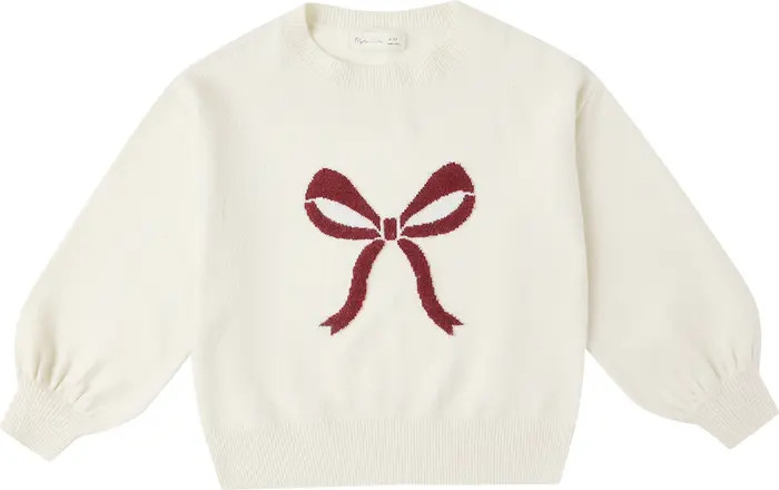 Bow Jacquard Sweater | Nordstrom