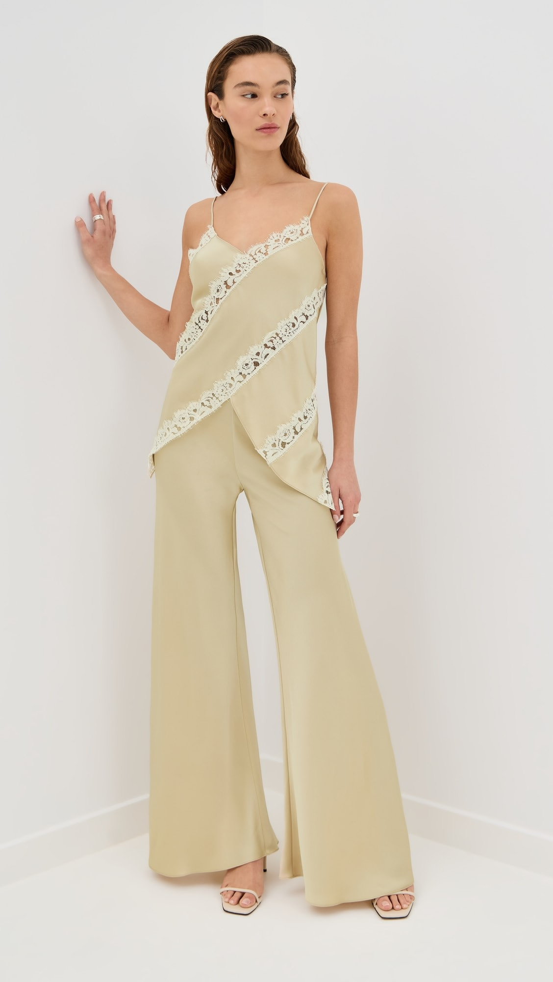 Bias Cut Wide Leg Pants | Shopbop