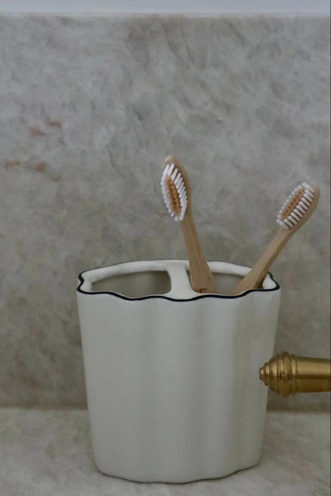 Le Marais Toothbrush Holder by Kassatex | THELIFESTYLEDCO