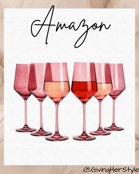 Amazon gift idea! These colored wine glasses are trending on TikTok right now. 

Wine glasses. Colored wine glasses. Wine glass set. Gift guide for millennials. Gift guide for her. Gift guide for mom. Gift guide for hostess. Gift guide for daughter. Gift guide for sister. Gifts for daughter. Gifts for sister. Gifts for mom. Gifts for in-laws. Gifts for mother in law. Gifts for sister in law, gifts for friends. 2022 gift guides. Amazon gifts. Amazon gift guide. 2022 amazon gift guide. Amazon. Amazon prime, amazon finds, amazon kitchen. Kitchen, home. Amazon home. TikTok trends. Viral. Cocktail, wedding shower gift. Best of amazon. Best of amazon prime. Amazon favorites. 2022 gifts. 2022 gift ideas. Best sellers 2022. Best gifts of 2022. 2022 gift best sellers. 
#gifts #giftguide #amazon #wineglasses #giftsforher

#LTKGiftGuide #LTKhome #LTKunder100